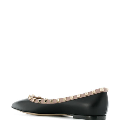 Valentino Garavani Patent Rockstud Ballet Flat