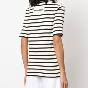 Jil Sander Plus Striped cotton t-shirt