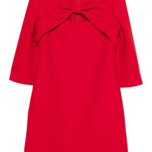 Valentino Wool and silk mini dress