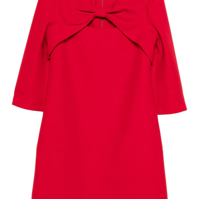 Valentino Wool and silk mini dress
