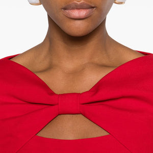 Valentino Wool and silk mini dress