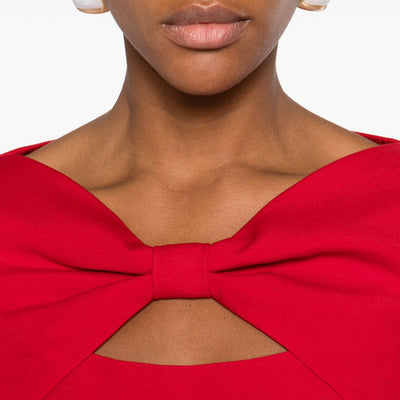 Valentino Wool and silk mini dress