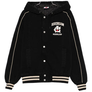 Icecream Cotton hooded bomber jacket