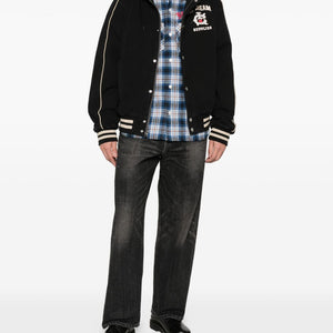 Icecream Cotton hooded bomber jacket
