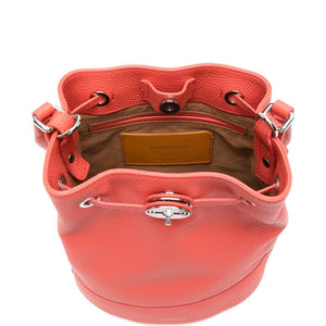 Zanellato Monda'® Small Bag In Hammered Red Reggiana Leather