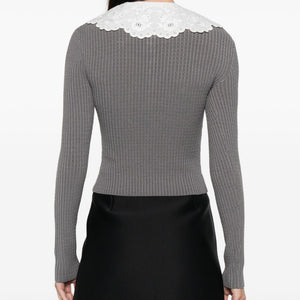 Self-Portrait Collar-detail sweater