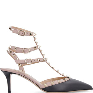 Valentino Garavani Patent Rockstud Caged Pump
