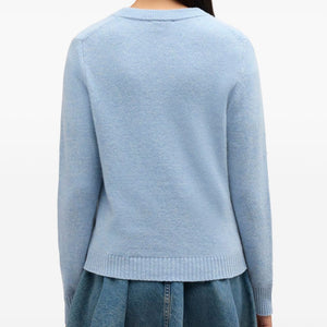 Ganni Wool crewneck sweater