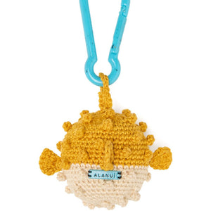 Alanui Handmade Puffer Fish Crochet Key Holder