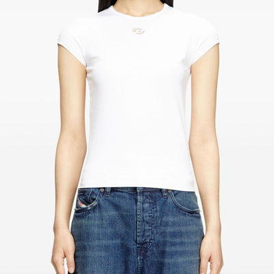 Diesel T-Angie logo-embroidery T-shirt