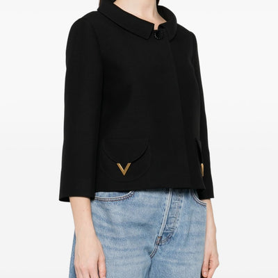 Valentino VLogo Signature wool and silk jacket
