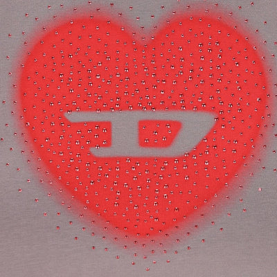 Diesel Heart cotton t-shirt