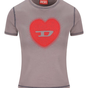 Diesel Heart cotton t-shirt