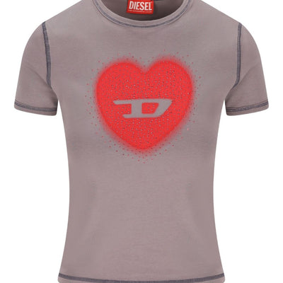 Diesel Heart cotton t-shirt