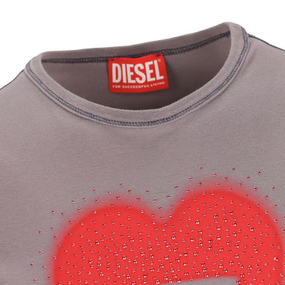 Diesel Heart cotton t-shirt