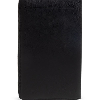 Emporio Armani Saffiano Leather Organizer With Asv Eagle Plaque