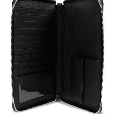 Emporio Armani Saffiano Leather Organizer With Asv Eagle Plaque