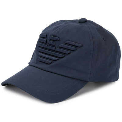 Emporio Armani Baseball Cap With Large Embroidered Eagle