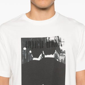 Emporio Armani Printed cotton t-shirt