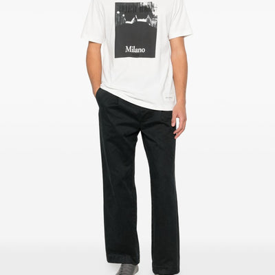 Emporio Armani Printed cotton t-shirt