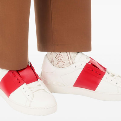 Valentino Garavani open calfskin sneakers