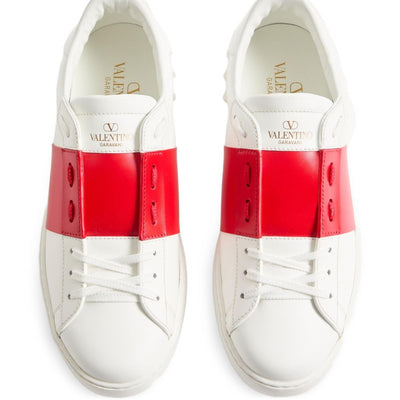 Valentino Garavani open calfskin sneakers
