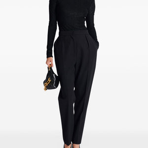 Balmain monogram high-neck top
