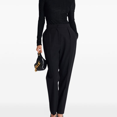 Balmain monogram high-neck top