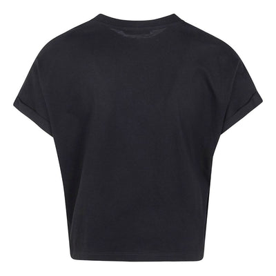 Balmain Logo cotton cropped t-shirt