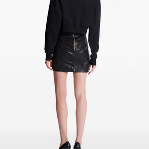 Balmain Logo cropped sweatshirt