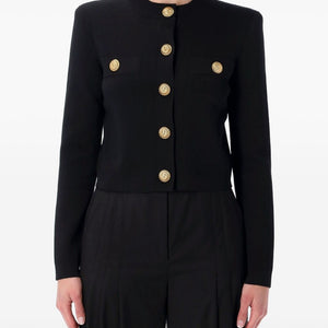 Balmain Buttoned crewneck cardigan