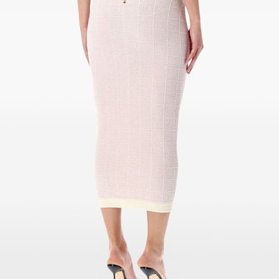 Balmain Tweed long skirt
