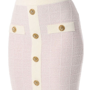 Balmain Tweed long skirt