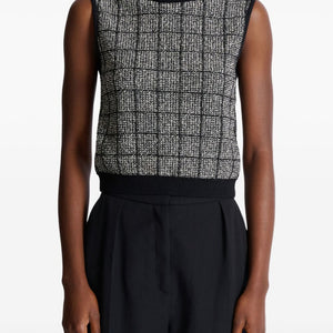 Balmain Tweed Tank Top