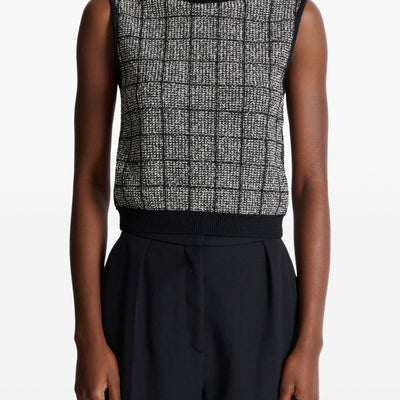 Balmain Tweed Tank Top