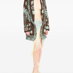 Alanui Echoes Of The Island wool and cotton cardigan