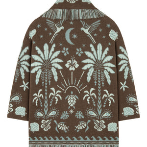 Alanui Echoes Of The Island wool and cotton cardigan