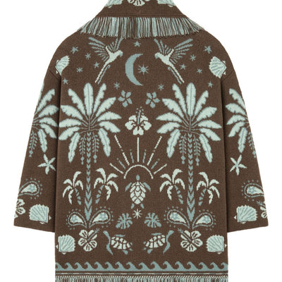 Alanui Echoes Of The Island wool and cotton cardigan
