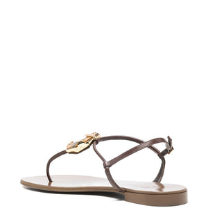 Giuseppe Zanotti Atlantide buckle-embellished thong sandals.
