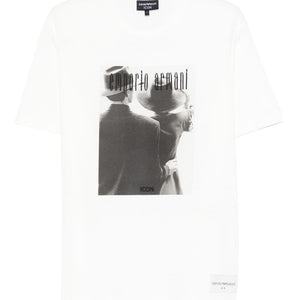 Emporio Armani Printed cotton t-shirt