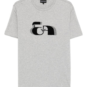 Emporio Armani Printed cotton t-shirt