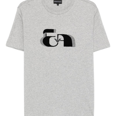Emporio Armani Printed cotton t-shirt