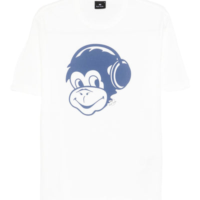 Ps By Paul Smith Monkey Headphone cotton t-shirt