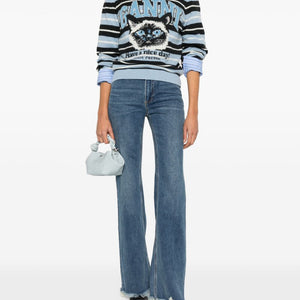 Ganni Wool crewneck sweater