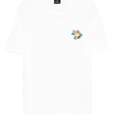 Ps By Paul Smith Zebra organic cotton t-shirt
