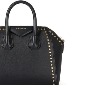 Givenchy Mini Antigona Bag In Box Leather With Studs Detail