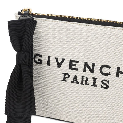 Givenchy Pouch In Canvas With Bow