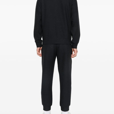 Emporio Armani Cotton blend zipped sweatshirt