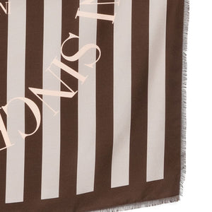 Emporio Armani Icon Print Pure Silk Foulard