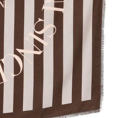 Emporio Armani Icon Print Pure Silk Foulard